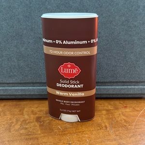 Lume Solid Stick Deodorant- Warm Vanilla